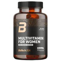 BioTech USA Multivitaminai moterims – 60 tablečių