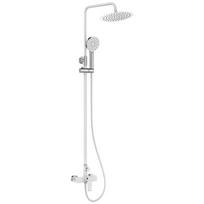 Dušo sistema su maišytuvu Laveo Largo, White/Chrome