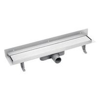Dušo latakas Laveo Basso 2in1, 60 cm, Inox (montuojamas prie sienos)