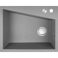 Granitinė virtuvinė plautuvė Laveo Grenada SBG_510T, Grey