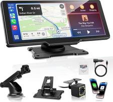 "Carpeer CarPlay" ir "Android" automobilinis ekranas Automobilinė stereofonija, automobilinis ekranas, 10,26 colių IPS jutiklinis ekranas, skaitmeninis imtuvas su 1080p galinio vaizdo kamera, "Super Link", GPS navigacija, S1ri, "Bluetooth Audio", FM, AUX