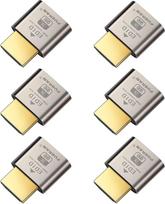 "Fueran HDMI Dummy Plug Headless Ghost Display Emulator Premium Aluminium PC" (Fit Headless-1920 x 1080 New 4RD@60Hz) (2K-6P)