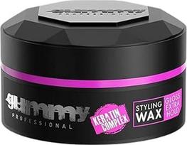 "Gummy Gloss Extra Hold Hair Styling Wax", blizgesio suteikiantis plaukų stilizavimo vaškas, blizgesio suteikiantis vaškas, blizgesio efektą suteikiantis vaškas, 150 ml (pakuotė po 1 vnt.)