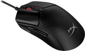 "HyperX Pulsefire Haste 2" laidinė žaidimų pelė, 53 g, 26K jutiklis, 26000 DPI, 8000 Hz apklausos dažnis, 6 programuojami mygtukai, RGB apšvietimas, suderinama su PC/Xbox/PS, juoda
