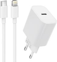 "iPhone" įkroviklis ir įkrovimo kabelis Greitas įkrovimo kabelis, MFi sertifikuotas "iPhone 14 Plus/13/12/11 Pro Max XR SE xs 8 iPad mini USB C maitinimo adapteris Greitas įkroviklis "iPhone Lightning" kabelis Maitinimo šaltinis