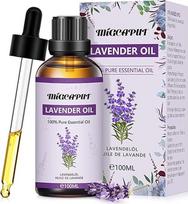 "Migcaput Essential Oils" levandų aliejus, 100 ml, 100 % natūralus eterinis aliejus, aukščiausios kokybės aromaterapinis eterinis aliejus, kvapusis aliejus difuzoriui, drėkintuvui, atsipalaidavimui, masažui, voniai