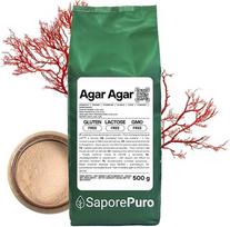 "SaporePuro AGAR AGAR" milteliai 500 g - natūrali želė medžiaga be glitimo - idealiai tinka molekulinei virtuvei, desertų, uogienių, pudingų ir ledų tirštiklis