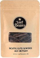 "VietBeans" ilgieji pipirai 50 g - bengališkieji pipirai malūnui - aštrūs šokoladiniai pipirai su šokolado ir riešutų natomis - Piper Longum