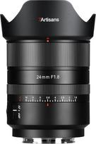 7artisans Automatinio fokusavimo objektyvas 24 mm F1.8 pilno formato, didelė F1.8 diafragma, automatinis / rankinis reguliavimas, suderinamas su "Leica" / "Panasonic" S1, DC-S1, S5, DC-S5, "Lumix" S9 serija / "Sigma L" serija