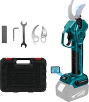 Akumuliatorinės genėjimo žirklės Elektrinės sekatorius belaidės 65 mm, skirtos "Makita" 18 V bešepetėliniam varikliui Elektrinis genėjimo pjūklas Akumuliatorinės žirklės LCD, skirtos medžių genėjimui Vaismedžiai (be akumuliatoriaus ir įkroviklio)