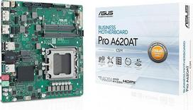 ASUS PRO A620AT-CSM Verslo pagrindinė plokštė Socket AMD AM5 (plona Mini-ITX, PCIe 4.0 M.2, DDR5 SO-DIMM, Q-LED Core, COM derinimo antraštė, Control Center Express)