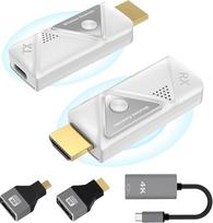 Belaidis HDMI siųstuvas ir imtuvas, HDMI belaidis ilgintuvas, skirtas vaizdo ir garso transliacijai iš nešiojamojo kompiuterio, kompiuterio ir fotoaparato į monitorių, projektorių ir televizorių, 2,4G/5G radijo perdavimas, "Plug & Play