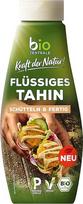 biozentrale Skystas tahinas | 310 g | veganiškas ir be glitimo | buteliuke, suplakti ir paruošti | baltymų šaltinis | sezamo pasta dubenėliams pagardinti arba padažams gardinti