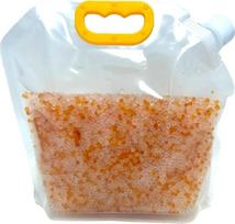 DeseCamen - 1 kg - Oranžiniai baltas silikagelis - Sodrumo indikatorius (3-5 mm) - Drėgmės sugėriklis - Daugkartinio naudojimo - Be DMF - Netoksiškas - Džiovinimo rutuliukai - Sausintuvas
