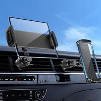 DICMKY Ilgos rankos automobilinis telefono laikiklis "Samsung Galaxy Z Fold 6 5 4 3" - planšetinio kompiuterio laikiklis automobilio ventiliacijos angoje su laisvų rankų įranga, pasukamas 360° kampu, tinka "iPad Mini 6", "iPad Pro", "iPad Air Pixel Fold"