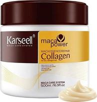 Karseell MACA CARE SYSTEM Plaukų kaukė su kolagenu ir kokosų aliejumi Giluminė priežiūra Atstatomoji drėkinamoji drėkinamoji priemonė Nuo garbanojimosi Blizgesys Glotnumas Maitinimas Profesionali plaukų priežiūra Sausų pažeistų dažytų plaukų priežiūra 500