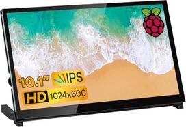 LAFVIN 10,1 colio IPS LCD jutiklinio ekrano ekrano skydelis 1024 x 600 talpinis ekranas HDMI monitorius, skirtas Raspberry Pi, Jetson Nano, BB Black, Windows 10 8 7