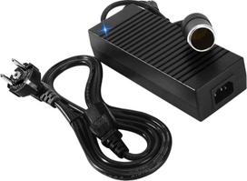 Plozoe Automobilinis maitinimo adapteris, 120 W, 12 V, 10 A, AC-DC įtampos keitiklis, iš 230 V į 12 V, automobilinis maitinimo adapteris, 12 V maitinimo šaltinis cigarečių žiebtuvėlis, įtampos keitiklis iš 230 V į 12 V, keitiklis iš 220 V į 12 V.