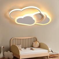 YUEEU 42 cm LED lubų šviestuvas Miegamojo vaikų kambario šviestuvas Debesų lubų šviestuvas Vaikiškas šviestuvas Deck White 3000 K lubų šviestuvai kūdikių kambariui Vaikų kambarys (nuotolinio valdymo pultas neįtrauktas)