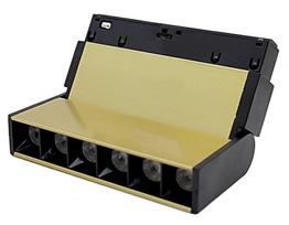 LED šviestuvas ORRO MAGNETIC MT03-3CCT-G, 6 W, 400 lm, 3000-6000 K, 112x22x105 mm.