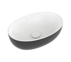 Villeroy & Boch 438848BCT8 - Įleidžiamas praustuvas ARTIS 48x32,5 cm keramika/juoda