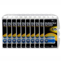 Duracell ActivAir 675 (PR44) klausos aparato baterijos 10x6 vnt., 60 vnt.