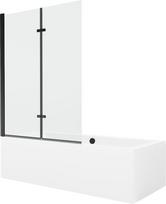 Vonia Mexen Cube su apdaila ir stiklo sienele, 170x80 cm + 120 cm (II)