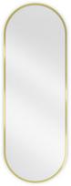 Vonios veidrodis Mexen Loft Oval, 100 x 35 cm, auksinis