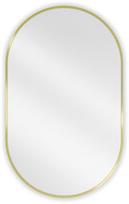 Vonios veidrodis Mexen Loft Oval, 90 x 55 cm, auksinis