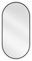 Vonios veidrodis Mexen Loft Oval, 90 x 45 cm, juodas