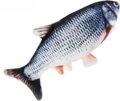 Interaktyvus pliušinis žuvies žaislas gyvūnams Nepfaivy, 28 cm