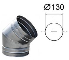 45° lenkimas. D-130 mm.