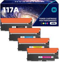 "Hyggetech 117A" toneris Suderinamas HP 117A tonerių rinkinys, skirtas spalvoto lazerio MFP 179fwg Spalvoto lazerio MFP 178nwg Spalvoto lazerio MFP 178nw Spalvoto lazerio MFP 178nw HP spalvoto lazerio 150nw MFP 179fnw 178nwg 179fwg (W2070A W2071A W2072A W