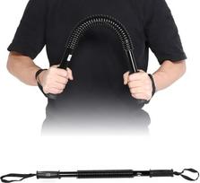 "Power Twister Bar" 20-60 kg spyruoklinis krūtinės plėstuvas "Arm Expander Trainer Pull Trainer" rankų raumenų treniruoklis
