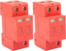 2 x 2P viršįtampių ribotuvas žemos įtampos ribotuvas DC 1000 V, skirtas apsaugai nuo viršįtampių 10 KA ~ 20 KA