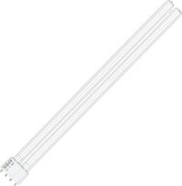 55 W 4 kontaktų UV dezinfekavimo lempa, 2G11 UVC vamzdžio dezinfekavimo kompaktiška lempa, dezinfekavimo filtro lempa, tinkama parko tvenkiniams, sodo tvenkiniams, akvariumams, akvariumams, akvariumams valyti ir skaidrinti.