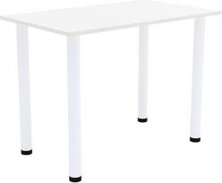 AKKE Valgomojo stalas 60 cm x 40 cm Valgomasis stalas Mažas stalas Virtuvės stalas Rašomasis stalas Valgomojo stalas Valgomojo baldai Baltos kojos