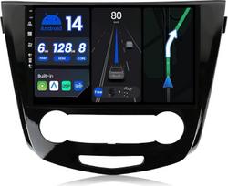 BXLIYER -[6G+128G] Android 14 IPS 10.1 colių automobilinis radijas Nissan Qashqai J11 X-Trail Rouge (2014-2018) - Integruotas Carplay/Android Car - Kamera + mikrofonas - 2 DIN - Valdymas vairu DAB Fast-Boot