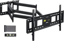 FORGING Mount TV sieninis laikiklis su 109 cm ilgio diapazonu ir tvirtomis 2 šarnyrinėmis pasukamomis rankenomis, skirtas 50-95 colių plokščiam / lenktam televizoriui, sveriančiam iki 75 kg. Didžiausia VESA 800 x 400 mm