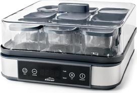 Lacor - 69439 - "Deva" stiklinis jogurto gaminimo aparatas, 9 stiklinės, reguliuojama temperatūra, laikmatis, automatinis išsijungimas, receptų knyga, 100 % be BPA, 170 ml x 9