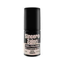 Rubber bazė "Sincero Salon", Glitter terracotta, 6ml