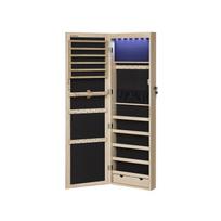 Pakabinama papuošalų spintelė SONGMICS, 37 x 10 x 120 cm, su veidrodžiu