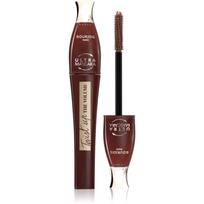 Bourjois Twist Up The Volume apimties suteikiantis blakstienų tušas su „du viename“ šepetėliu atspalvis Brown 8 ml