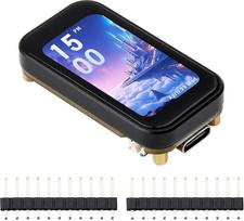 "Waveshare ESP32-C6" 1,47 colio jutiklinio ekrano kūrimo plokštė (be jungiamosios galvutės), 172 x 320 skiriamoji geba, 262K ekrano spalvos, palaiko "Wi-Fi 6" / BLE 5, 160 MHz RISC-V procesorius