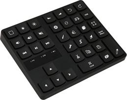 Belaidė sparčioji piešimo klaviatūra, 35 klavišai, ergonomiška piešimo, apšviesta "Bluetooth" klaviatūra "Procreate", skirta "OS X" programoms viena ranka