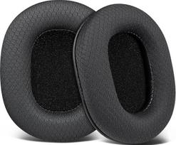 SOULWIT® Profesionalūs pakaitiniai ausų įdėklai ATH Audio-Technica DJ ausinėms M50x / M50xBT / M50RD / M40X / M30x / M20x / MSR7 / SX1, ausų įdėklai su patvariu tinkliniu audiniu ir didelio tankio putomis