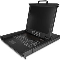 Vieno prievado montuojama KVM konsolė - 17 colių ekranas - 1U VGA KVM konsolė