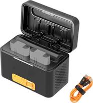 ZG CINE PS-BX1 fotoaparato akumuliatoriaus įkroviklio dėžutė (2 vnt.), skirta ZV1 RX100 HX50 M5 M6 (sąrašas be akumuliatoriaus)