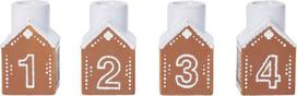Kähler - Gingerbread Advent Candle Holder - H7.5 cm