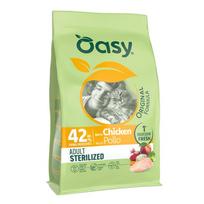 Oasy Original Sterilized sausas pašaras su vištiena katėms, 1.5 kg